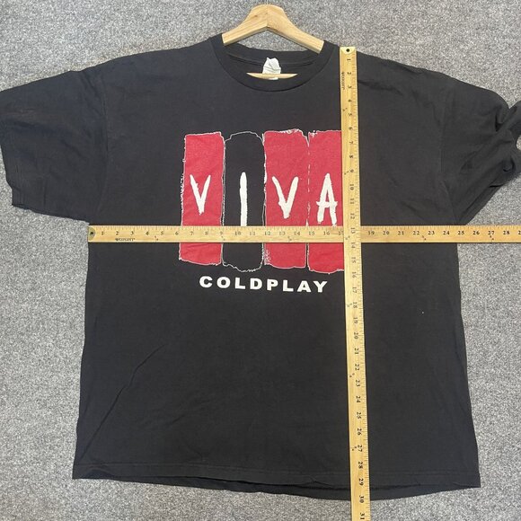 Vintage Y2K Coldplay Viva Band Tee 2XL - Picture 7 of 7